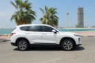 White Hyundai Santa Fe 2020 for rent in Dubai 3